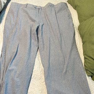 Greg Norman Seersucker pants.